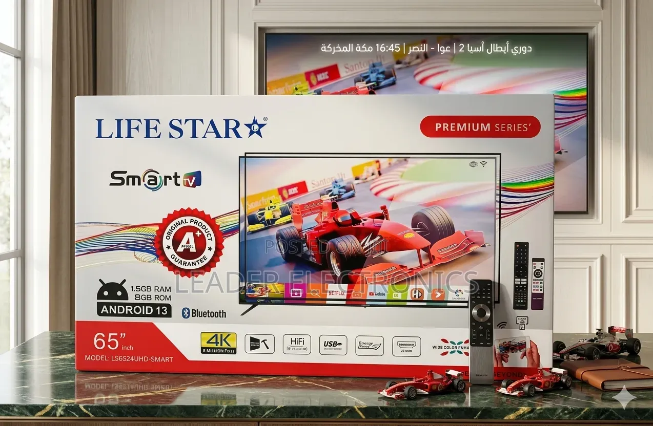 Lifestar Tv 65" Smart Android Tv – New 2026 Model | 3 Year Warranty |