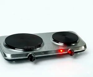 Max Stove ​Heavy-Duty Double Electric Hot Plate – Portable