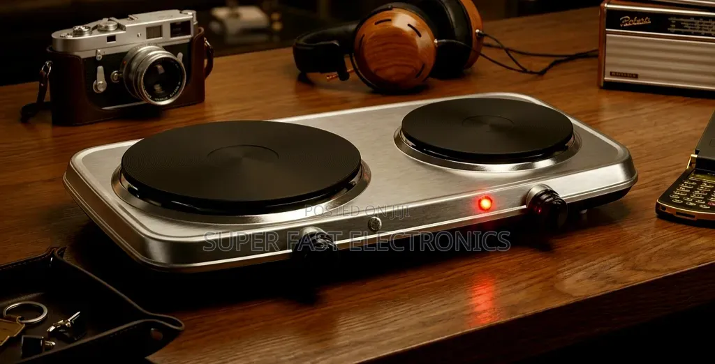 Max Stove ​Heavy-Duty Double Electric Hot Plate – Portable