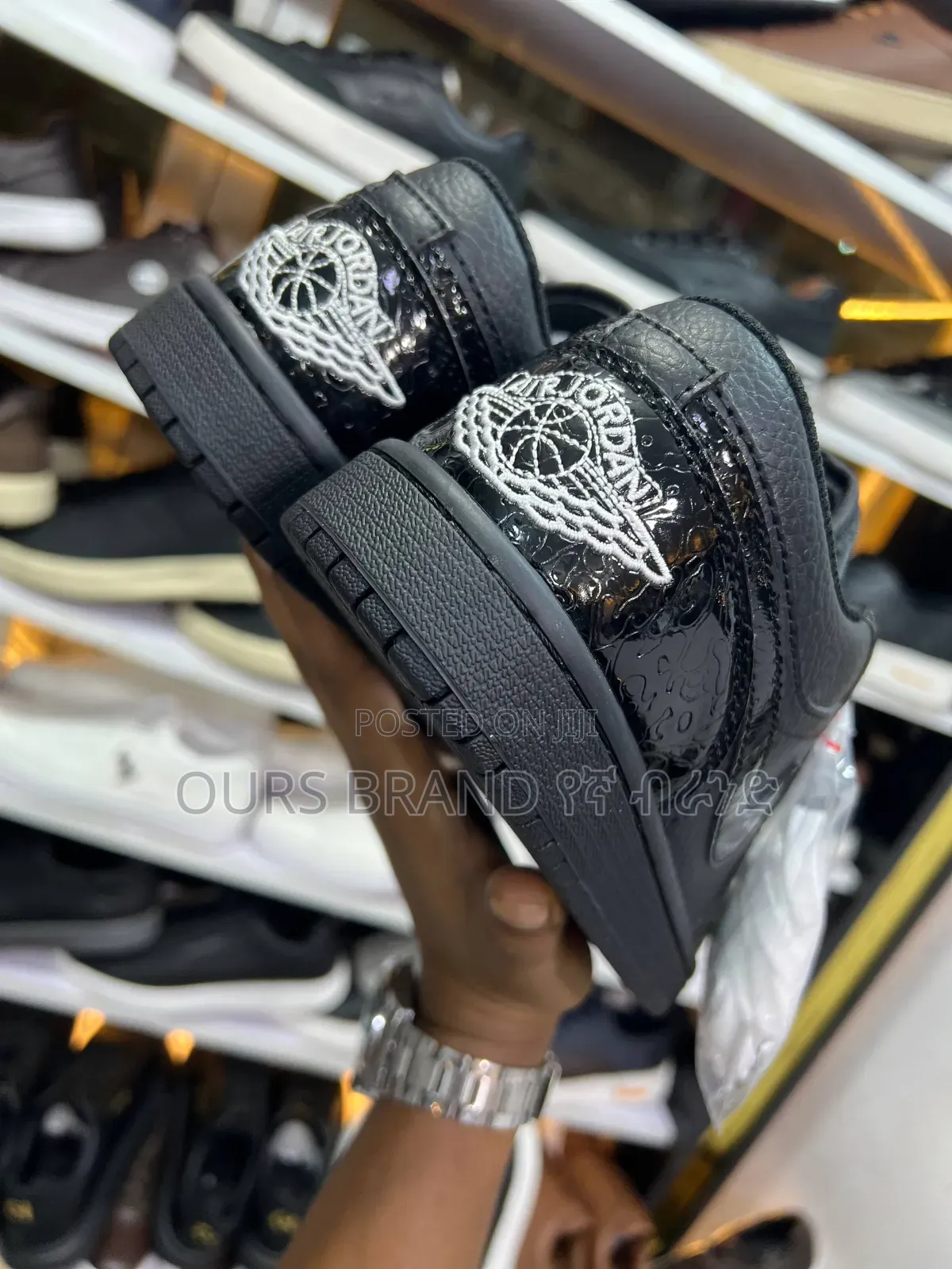 Black Nike Air Jordan One Sneakers Shoes for You