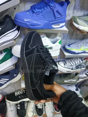 Nike Air Joran 1 Low X Travis Scott"Black Pahantom"Sniker