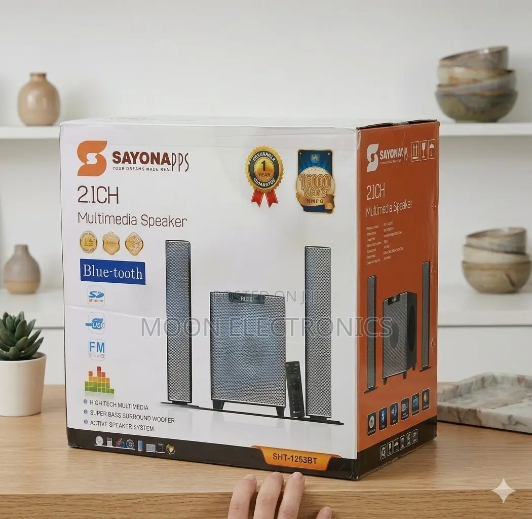 Sayona Multimedia Speaker | Super Bass | 2.1ch Sound Experience