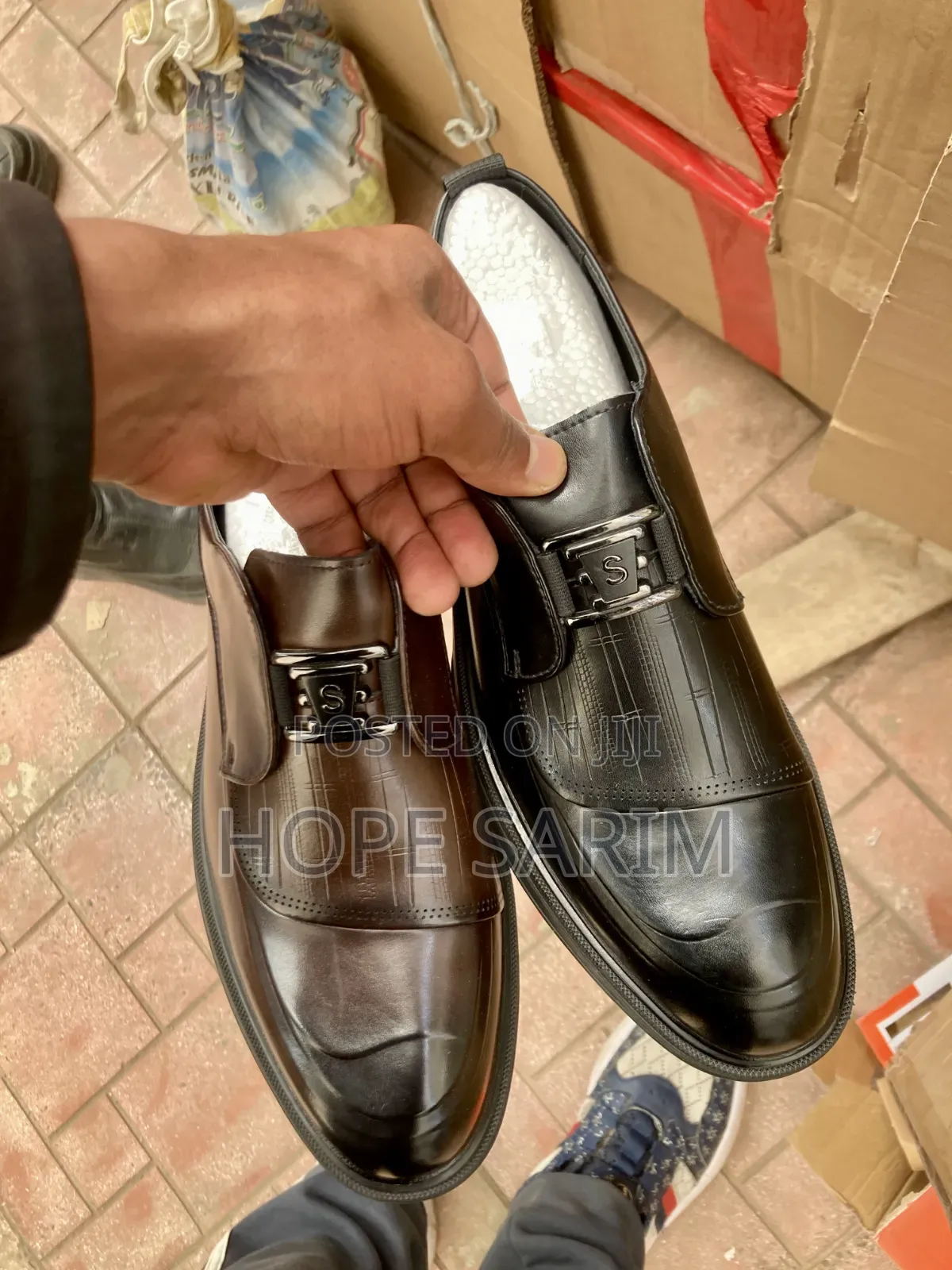 Premium Men's Leather Slip-on Office Shoes