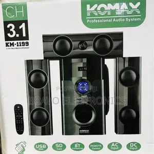 Komax 3 Speaker Multimedia System | Deep Bass Clear Sound