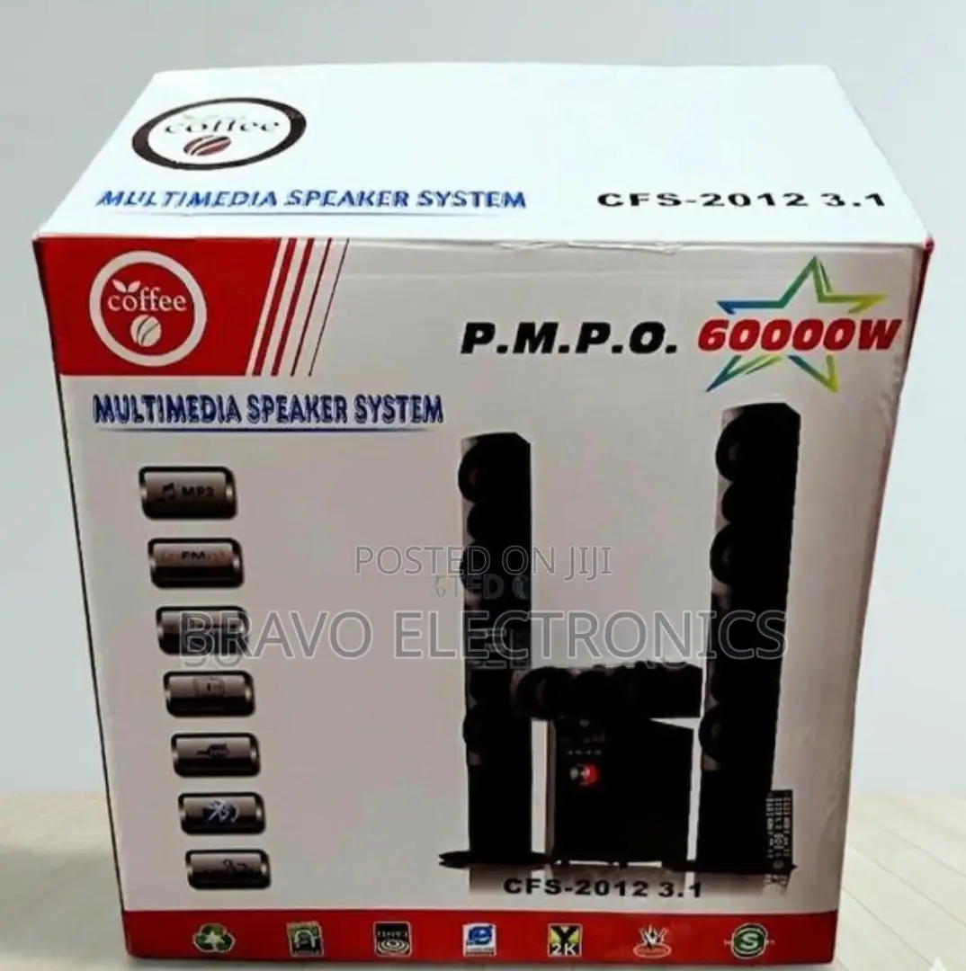 Coffee Multimedia Speaker | 6000w High Power Sound System