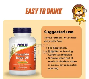 Now Foods Pumpkin Seed Oil 1000 Mg Softgels