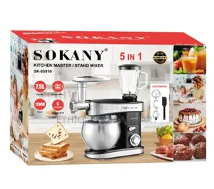Sokany Sk-05010 5in1 Kitchen Master Stand Mixer.