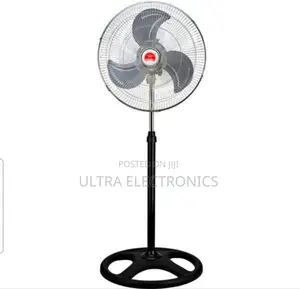 Fan -Inch Metal Pedestal Fan, Identified as a Changli Crown Model.