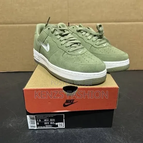 New Arrival- Nike Air Force: Oil Green
