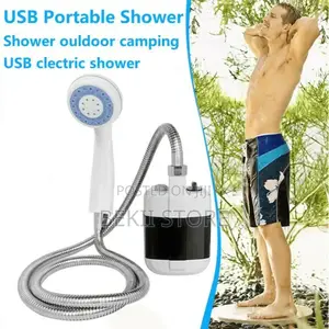 ሻወር ፓምፕ Portable Outdoor Shower Pump Rechargeable Camping Shower Set