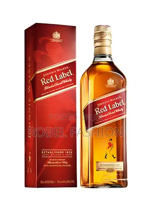 Whisky Red Label Whisky ሬድ ሌብል ዊስኪ ውስኪ ለሽምግልና የሚሆን Johnnie Walker