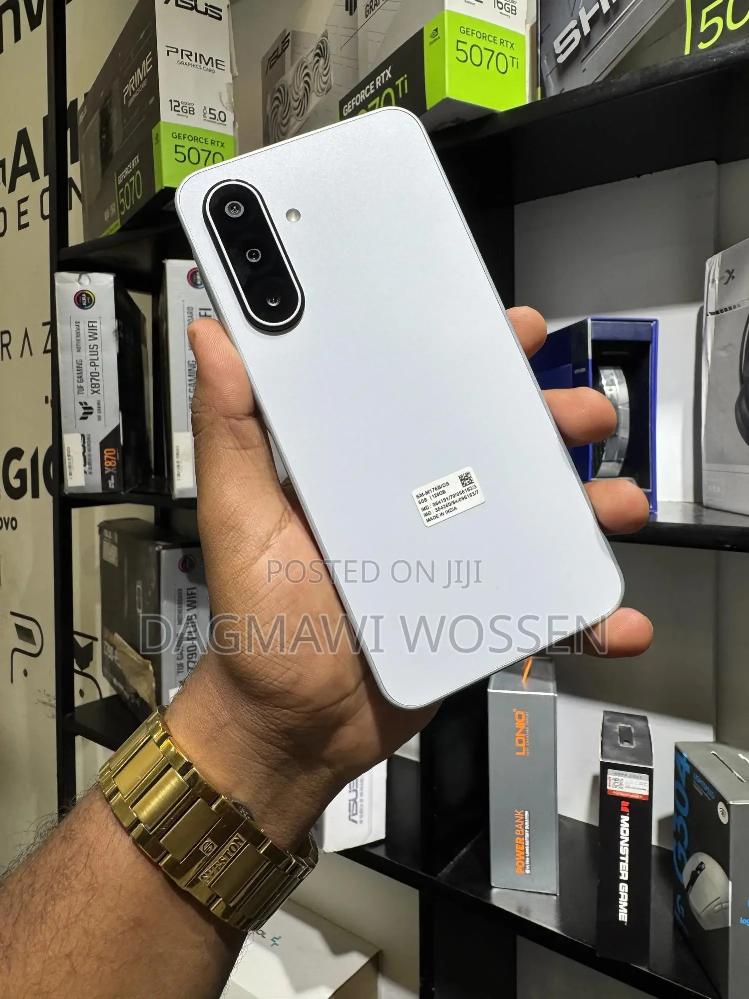 New Samsung Galaxy M17 5G 128 GB White