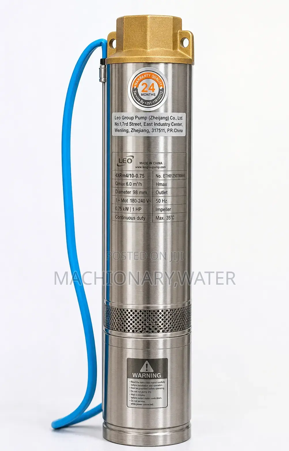 Leo Submercible Pump 1hp
