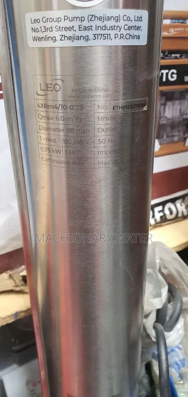 Leo Submercible Pump 1hp