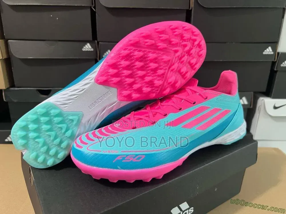 Adidas F50 Futsal Green/Pink Fashion Shoes