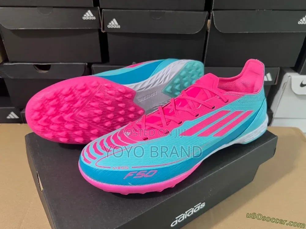 Adidas F50 Futsal Green/Pink Fashion Shoes
