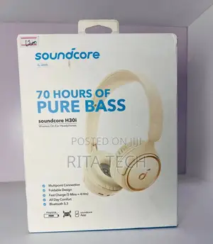 Soundcore H30i – Long-Life on-Ear Wireless Headphones