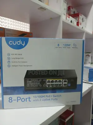 Cudy 8 Port 10/100 Poe Switch