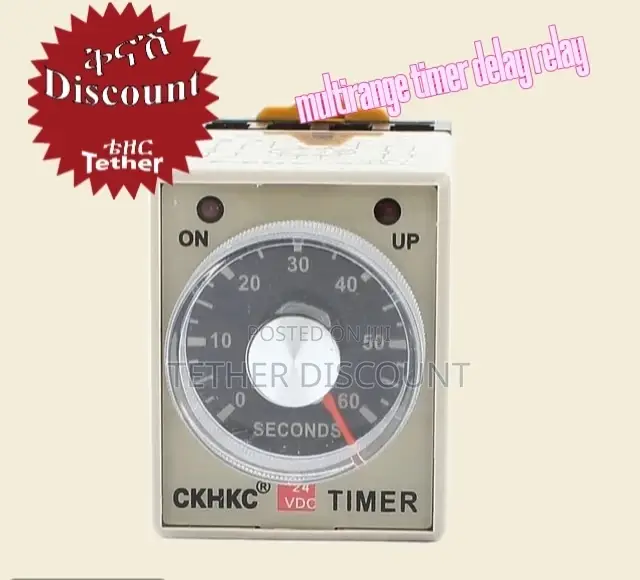 Multi Range Timer Delay Relay መጥሪያ ድምጽ ያለው የሰዓት መያዣ ምሳሪያ