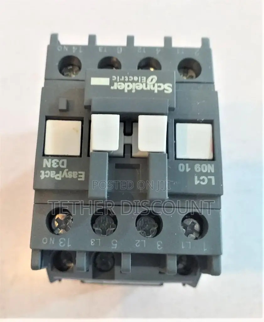 - Schneider Contactor 1pcs አ ዲ ስ የኤሌክትሮማግኔቲክ ማብሪያና ማጥፊያ Lc1n0910