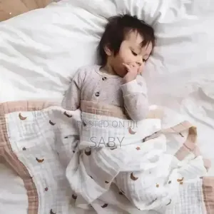 4-Layer Cotton Muslin Baby Blanket