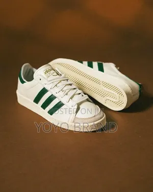 Adidas Jabbar Og Lo White Leather Green Suede Unisex Fashion Shoes