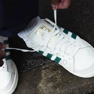 Adidas Jabbar Og Lo White Leather Green Suede Unisex Fashion Shoes