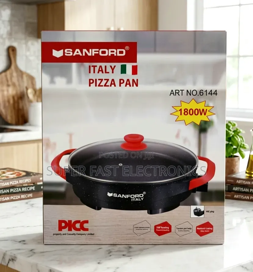Sanford Italy Electric Pizza Pan - 1800w High-Power Multi-Cooker