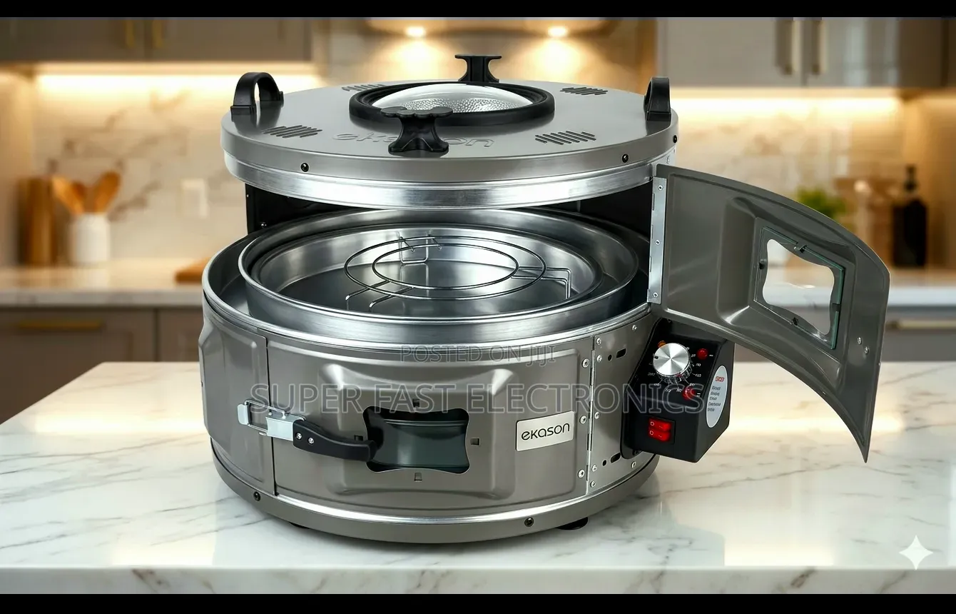 Ekason Round Oven Ef-30t Thermostatic Electric 3-In1
