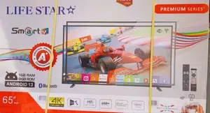 Life Star 65'' New 2026 Tv Android 5 Year Warranty_free Delivery