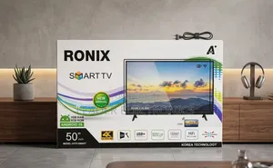Ronix Tv 50" Smart Android Tv – Double Glass | Android 15.0 | Uhd