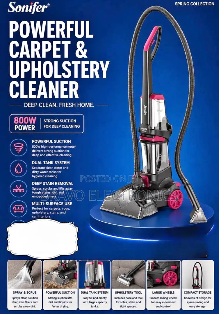 Sonifer Carpet Cleaner 2 in 1 Professional Carpet Cleaner
