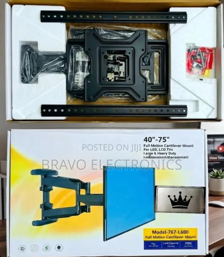 Pozzer Flexible Full Motion Tv Wall Mount