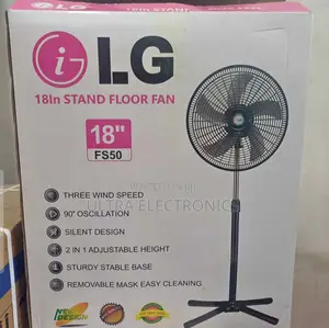 Fan Lg 18-Inch Stand Floor Fan (Model Designed for Home Cooling.
