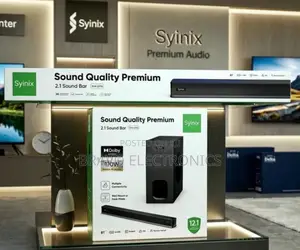 Syinix Sound Bar | Dolby Audio | Powerful Home Theater Sound