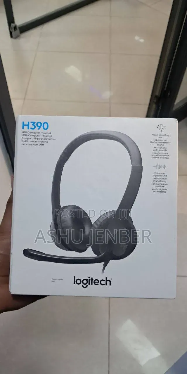 Logitech Ha390 Usb Headset-Clear Calle Comfortabel Wear