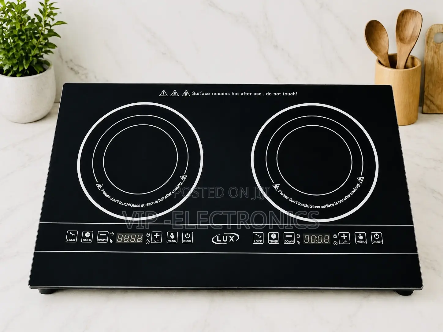 Lux Ceramic Stove Double Burner Induction Cooktop Omodern Solution