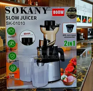 Sokany Slow Juicer 2-in-1 | 800w | Fresh Juice Extractor
