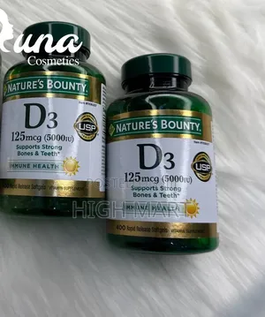 Natures Bounty D3 125mcg (5000iu)