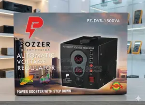 Pozzer Stabilizer Electronics Pz-Dvr1500va Automatic Voltage Regulator