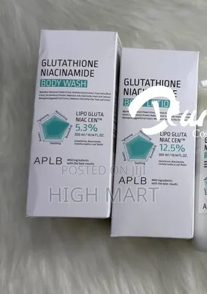 Aplb Glutathione Niacinamide Body Wash and Lotion