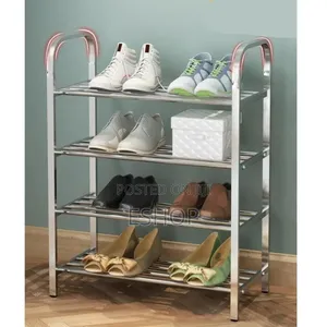 Rust-Proof 4-Tier Shoe Organizer for Indoor/Outdoor Use