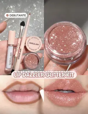Sheglam Lip Dazzler Glitter Kit-Debutante Long-Lasting Glitter