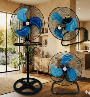 Standing Fan 3-in-1 Industrial High-Velocity Fan With Multi-Mount