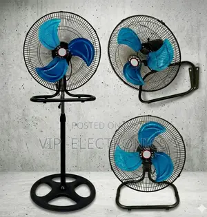 Standing Fan 3-in-1 Industrial High-Velocity Fan With Multi-Mount