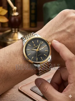 Poedagar Stainless Steel Business Date Watch