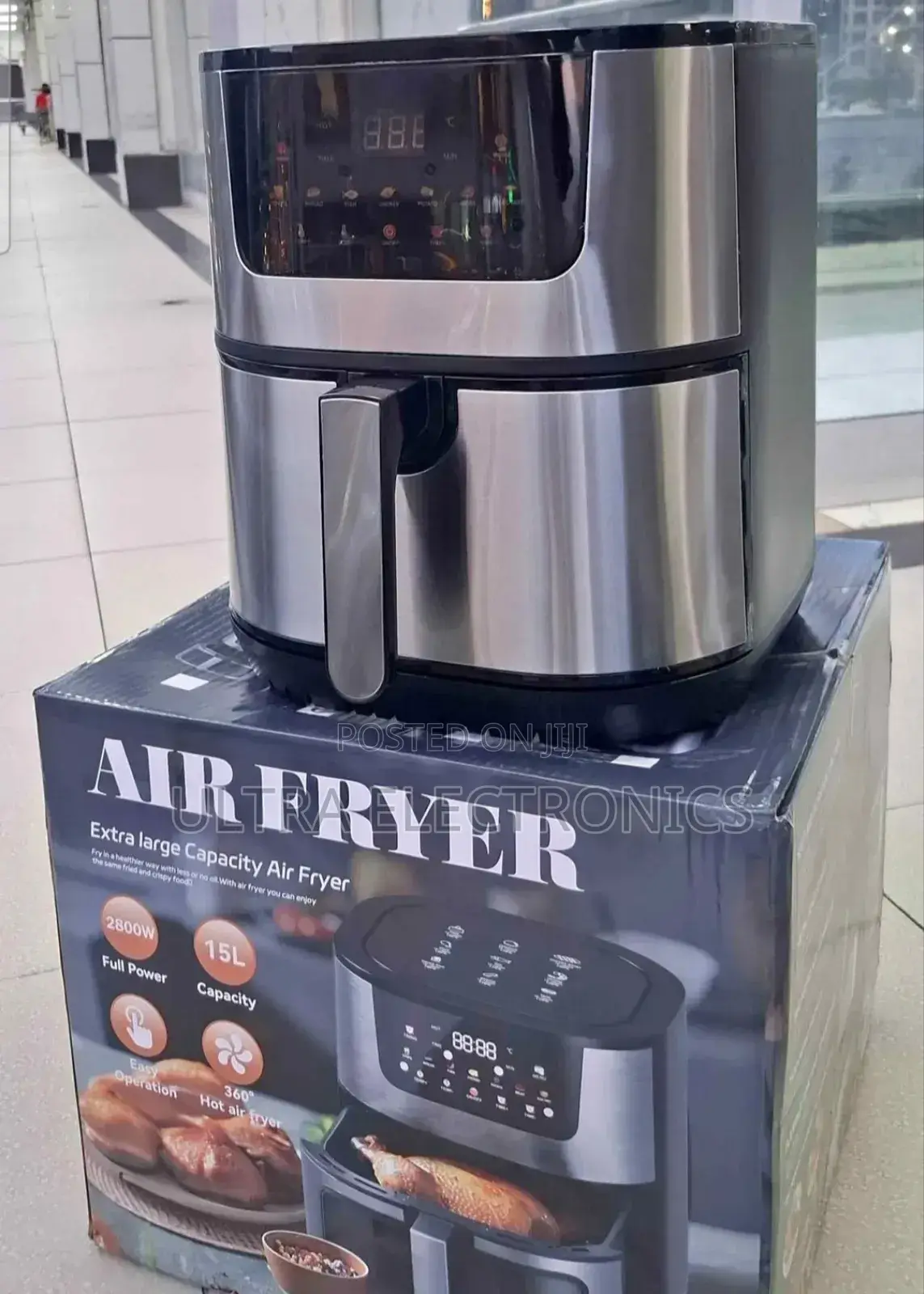 Air Fryer, Possibly a Kolax or Krypton Model Based on Similar Designs