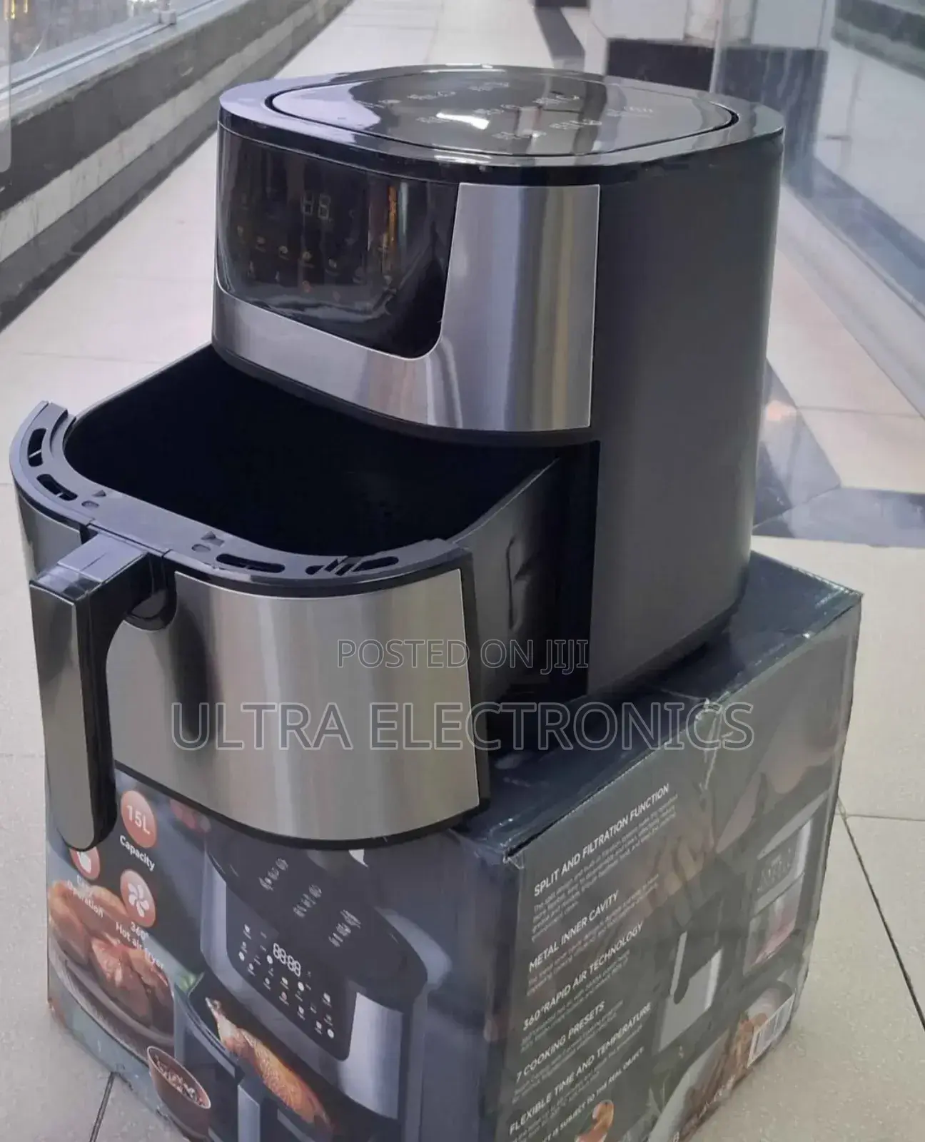 Air Fryer, Possibly a Kolax or Krypton Model Based on Similar Designs