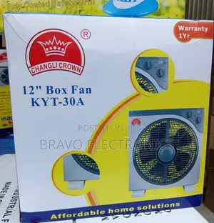 Chagli Crown 12” Box Fan Compact Portable Cooling