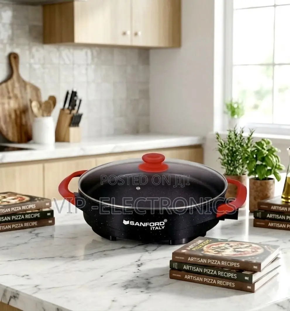 Sanford Italy 1800w Electric Pizza Pan Non-Professional Multi-Cooker